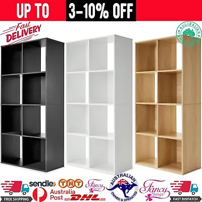 8 Cube Storage Shelf Display Cabinet Cupboard Bookshelf Unit Toy Book Organizer • $58.90
