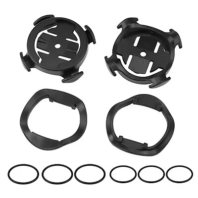 Bike Computer Mount For Garmin For Edge 2 Pack With Rubber Pads And Bands • $7.75