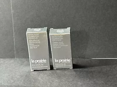 2 Of La Prairie White Caviar Eye Illuminating Eye Serum 0.10 FL Oz 3 Ml/box NIB • $29.99