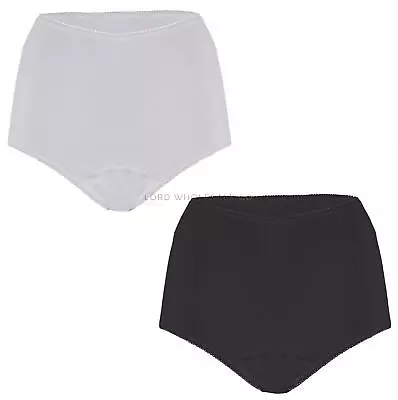 £20.99 • Buy Ladies Incontinence Briefs Washable With Pad Pants Knickers Period Womans