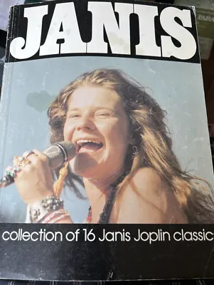 JANIS Joplin Songbook A Collection Of 16 Classics Sheet Music SEE FULL LIST • $12.20