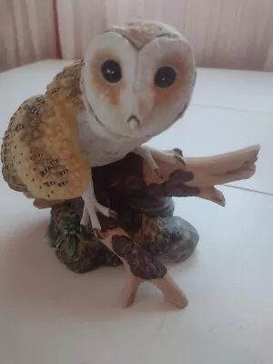 Barn Owl Figurine From The Majestic Owls Of The Night By Maruri 1986 Vintage • $34.99