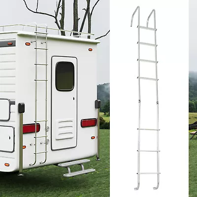 113  NEW Universal Exterior Ladder Silver For RV / Motorhome / Camper / Trailer • $114