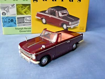 Corgi Vanguards VA07400 - Triumph Herald Convertible - Damson - 1:43 Scale. • $4.96