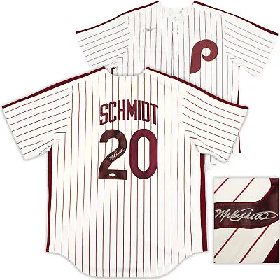 Phillies Mike Schmidt Autographed Nike Cooperstown Jersey Size Large Jsa 224682 • $349