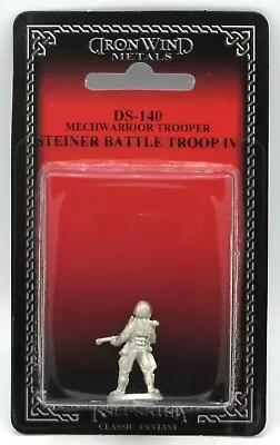 Ral Partha DS-140 Steiner Battle Troop IV (Mechwarrior Trooper) Laser Infantry • $6.50