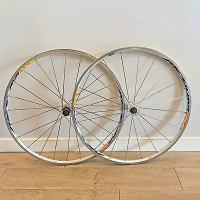 Mavic Aksium Race 700c Clincher Wheelset Shimano 9-11sp Silver Road Bike Wheels • $199.95