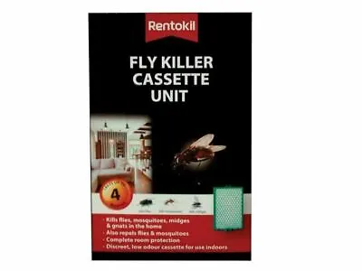 1 X Rentokil Fly Killer Cassette Unit Kills Flies Mosquitoes Moth Midges Insect • £6.99