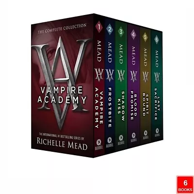 Vampire Academy Series Books 1-6 Collection Set By Richelle Mead (Shadow Kiss) • £23.70