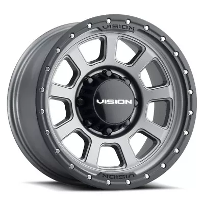 One 17x9 Vision 350 Ojos 5x150 12 Satin Grey Wheel Rim 110.2 • $221