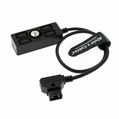 D-tap Splitter Cable Dtap Male To 4 Port D Tap Female Power Cable For ARRI 40cm • £22.99