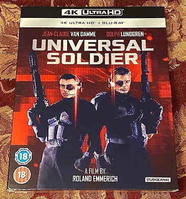 Universal Soldier 1992 Uk 4k Uhd + Blu-ray Bn&s + Slipcover Immediate Dispatch • £19.98