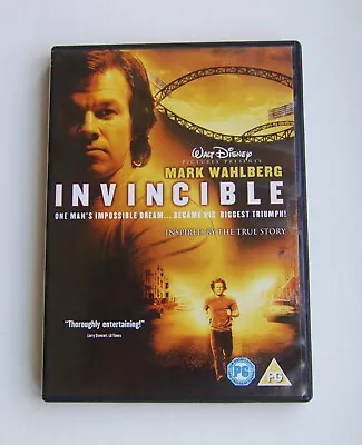 Invincible - Region 2 DVD - Mark Wahlberg Greg Kinnear - Story Of Vince Papale • £4.99