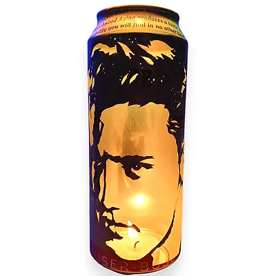 Elvis Presley Magic Beer Can Lantern! Pop Art Candle Lamp Unique Gift! • $17.37