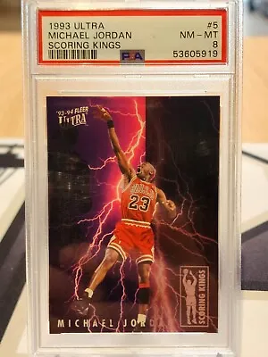 1993-94 Fleer Ultra #5 Michael Jordan Scoring Kings GHOST ERROR 1/1 • $15000