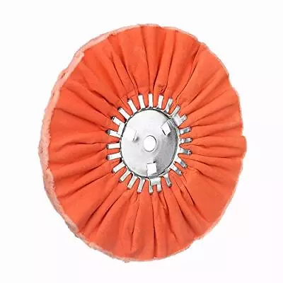 8  Orange Airway Buffing Wheel5/8'' Arbor Hole12 Plys/medium Polishing For Angle • $18.21