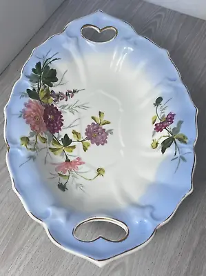 C T Carl Tielsch  Hand Painted Floral Serving Bowl  Germany • $39.99