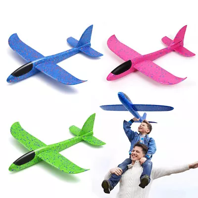 Foam Aeroplane Hand Throw Airplane Foam Gliders Fly Aeromodelo Plane Kids Gifts- • £4.70