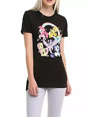 My Little Pony Group Rainbow Juniors T-Shirt • $25.45