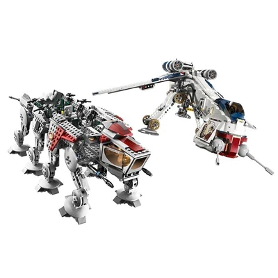 £239.30 • Buy MOC Bricks Star Wars 10195 Republic Dropship With AT-OT Walker NIB Sealed