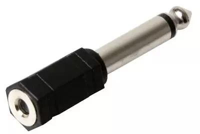 £2.49 • Buy 3.5mm Jack STEREO To 6.35mm Jack MONO Small To Big Audio Adapter 6.3mm 1/4 Inch