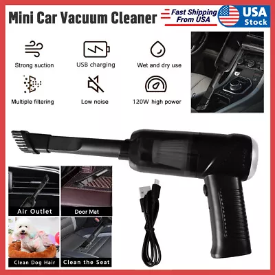 120W Cordless Handheld Vacuum Cleaner Small Mini Portable Car Auto Home Wireless • $10.49