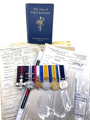 £9508.85 • Buy WW1 British Royal Navy MBE DSM And Bar Medal Group Lt Commander JP Canty