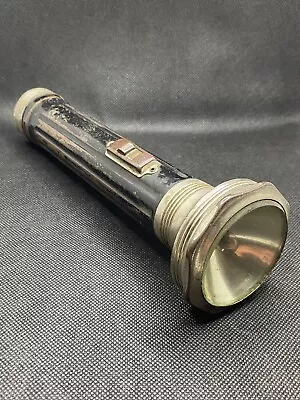 Vintage RARE Warren Lite Site Brass Domed Glass Flashlight PENNA • $149.99