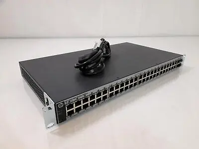 HP 1820-48G 48 Port Managed Network Switch J9981A With Rack Mount Ears • £149.98