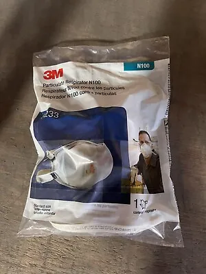 3M Particulate Respirator 8233 (20 Each) N100 • $175