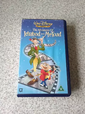 THE ADVENTURES OF ICHABOD & MR TOAD VHS PAL UK Video 1999 SEALED DISNEY RARE • £3.99