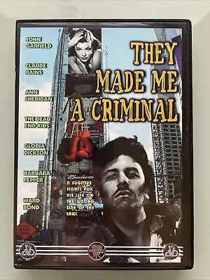 £6.99 • Buy They Made Me A Criminal DVD John Garfield Like New Free Postage