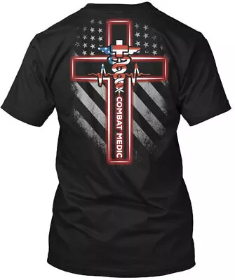 Proud Combat Medic T-Shirt Made In The USA Size S To 5XL • $21.89