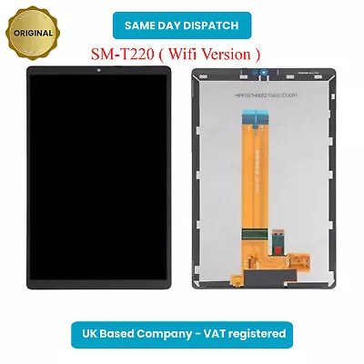 LCD Digitizer For Samsung Galaxy Tab A7 Lite SM-T220 /T225 Touch Screen Assembly • £22.09