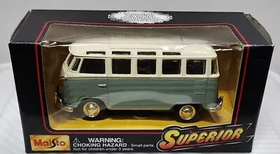 Maisto Volkswagen VW Van Bus Superior Diecast Metal 1:43 Scale • $10.99