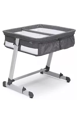 Delta Children Simmons Kids' By The Bed City Sleeper Bassinet For Twins - Gray G • $159