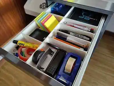 Ikea Alex Drawer White Universal Custom Organiser Inserts • $60