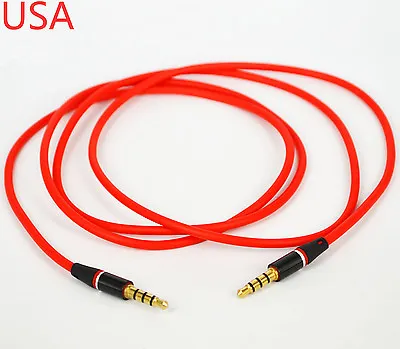 3.5mm Jack 1/8  Audio Cable Car AUX Cord Lead For Monster DNA On-Ear Headphone • $7.50