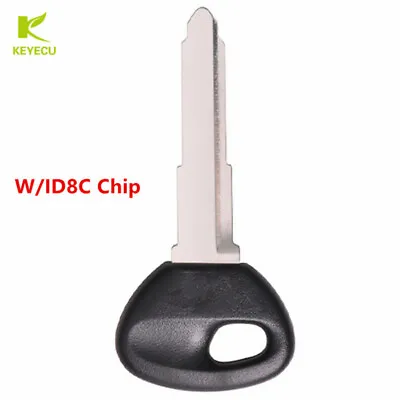 Uncut Transponder Ignition Key With ID8C Chip Fob For MAZDA MVP 626 Miata MX5 • $46.89
