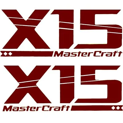 MasterCraft Boat Raised Decal 7506192K  | 2006 X-15 Pro Red 2PC • $175.11