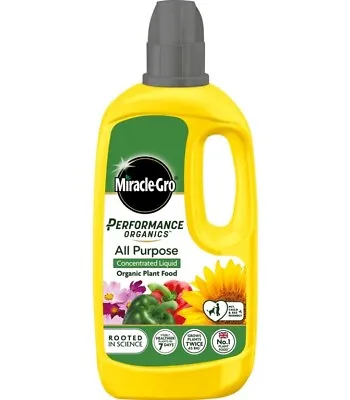 Miracle Gro Performance Organic All Purpose Concentrate 800ml • £9.89