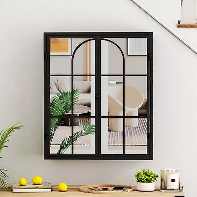 23.62  Vintage Two Door Wall Cabinet With Mirror • $118.29