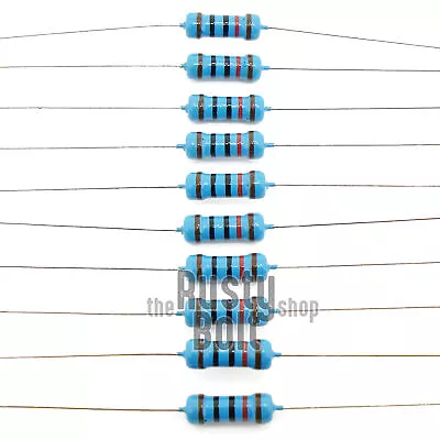 Resistors - 1/2 W (0.5 Watt) - 10K Ohm - 1% Tolerance - Metal Film - New • $1.14