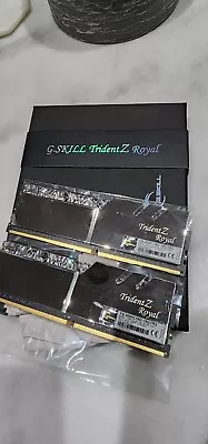 G.Skill Trident Z Royal DDR4 16GB (8GBx2) F4-3000C16D-16GTRS • $150