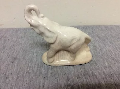 Vintage 3” White Porcelain Elephant Figurine • $9.99
