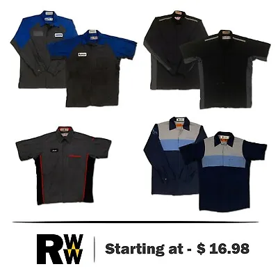 Red Kap Specialty Crew Shirt Automotive Technician Mechanic Work Uniform SY • $18.49