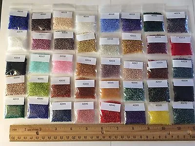 $3.08 • Buy Mill Hill Japanese PETITE Seed Beads 15/0 5 Grams - 40020 Through 45270