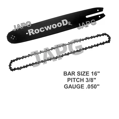 £18.99 • Buy 16  Bar & Chain Set, Stihl 009, 010AV, 011AV, 021, 023, 025, MS210, MS230, MS250