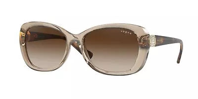 VOGUE VO2943SB 299013 Transp Light Brown Brown Gradient 55 Mm Women's Sunglasses • $61.94