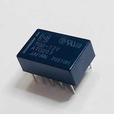 5pcs- TQ2-12V Telecom RelaysGPDPDTMomentary 12VDC1.0A14x9x5mm Thru-Hole • $15